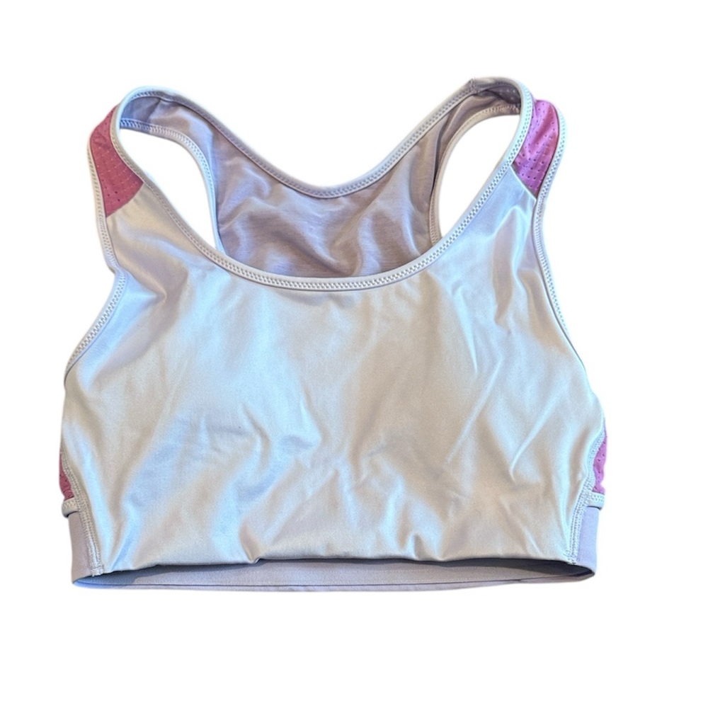Fabletics Purple Activewear Sports Padded Bra Top S\M